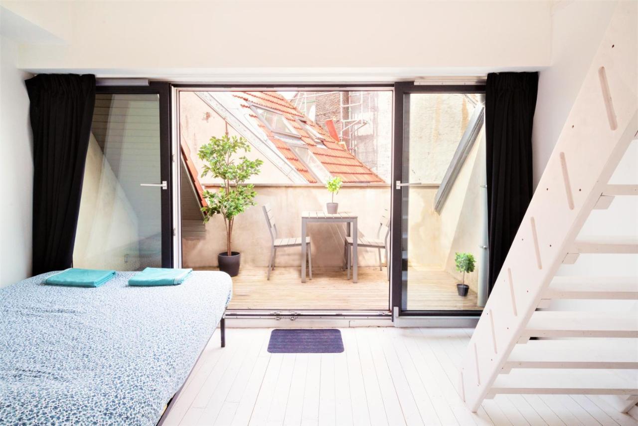 Beautiful Terrace Apartment In The Heart Of Antwerpen Ngoại thất bức ảnh