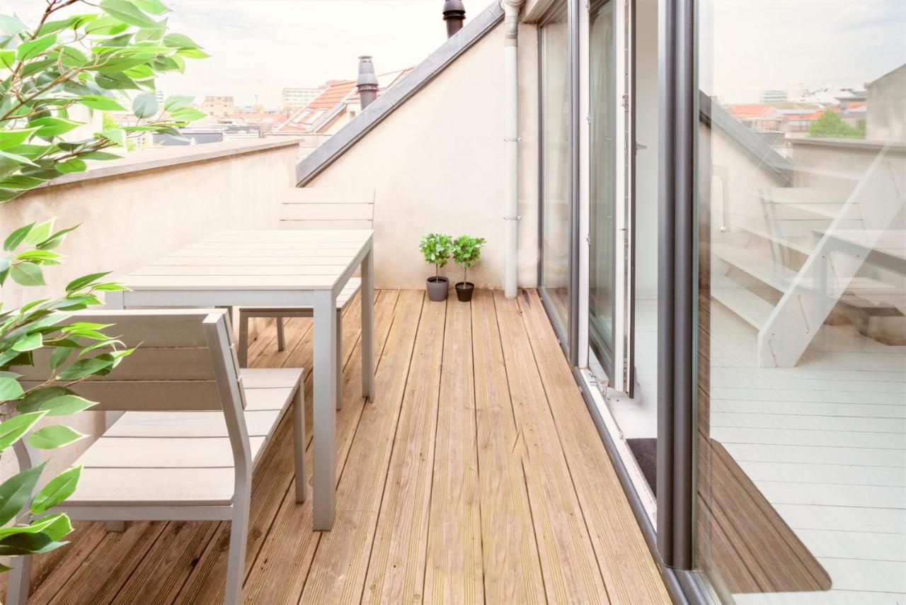 Beautiful Terrace Apartment In The Heart Of Antwerpen Ngoại thất bức ảnh